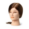 Foto Manekena galva frizieriem 35-40cm dabīgi, brūni mati 9860