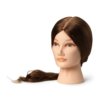 Foto Manekena galva frizieriem XL 55-60cm dabīgi, brūni mati 9863