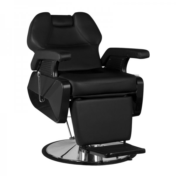 Foto HAIR SYSTEM barber krēsls NEW YORK melns 1