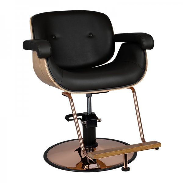 Foto GABBIANO VENICE melns frizieru krēsls 1